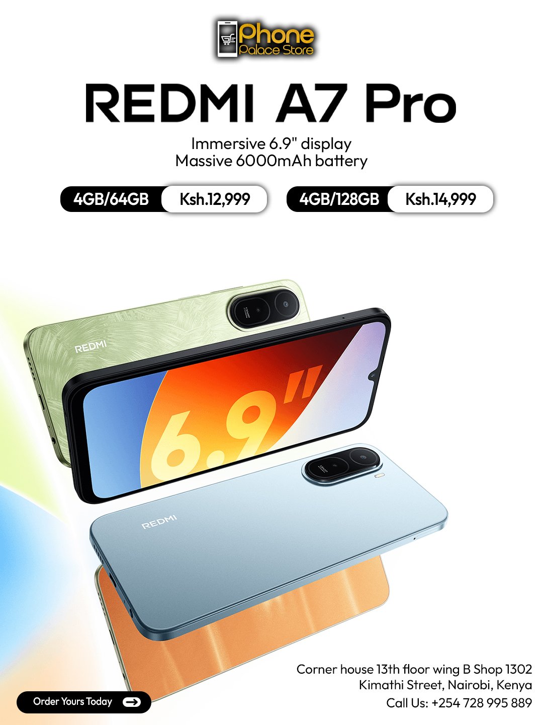 Redmi A7 Pro Mobile Slide