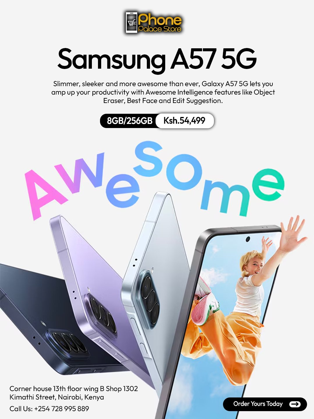 Samsung A57 Mobile Slide